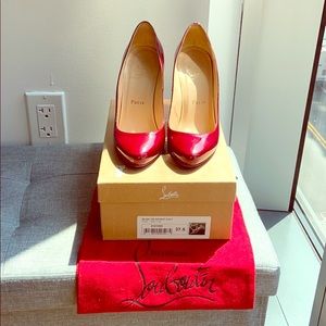 Christian Louboutin Elisa 100 Patent Calf pumps